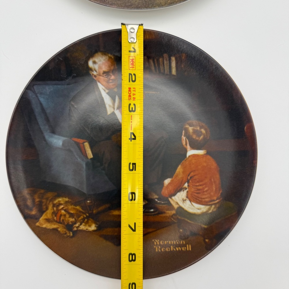 Lot of 2 Norman Rockwell Heritage Collector Plates - Picture 5 of 5